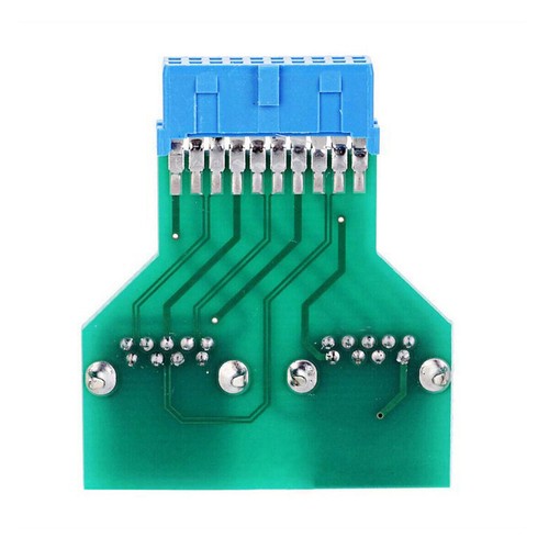 Motherboard 20/19 Pin Box Header Slot to Dual USB 3.0 A Type Female Adapter PCBA - Picture 8 of 8