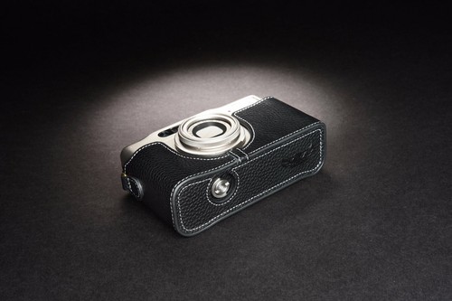 Genuine Real Leather Half Camera Case Bag Cover para Contax TVS ii Film Camera - Imagen 14 de 34