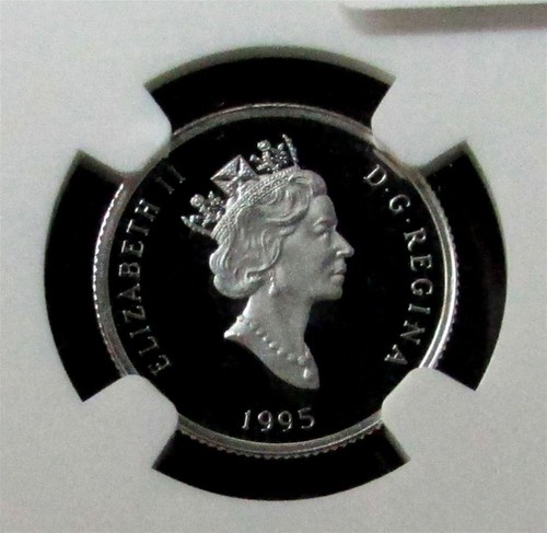 1995 PLATINUM CANADA $30 WILDLIFE LYNX 1/10 OZ NGC PROOF 69 ULTRA CAMEO - Picture 3 of 3