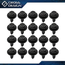 Fit For Toyota Firewall & Splash Shield Screws M6.3 x 20mm Long , 10mm Hex 20PCS