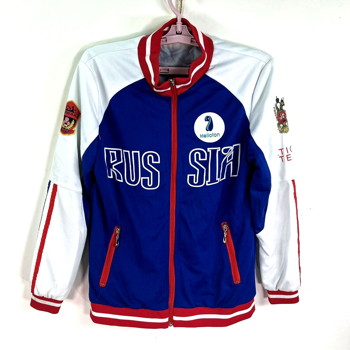 Russia National Team Soccer Hellofon Forward Zip Up Jacket Size S