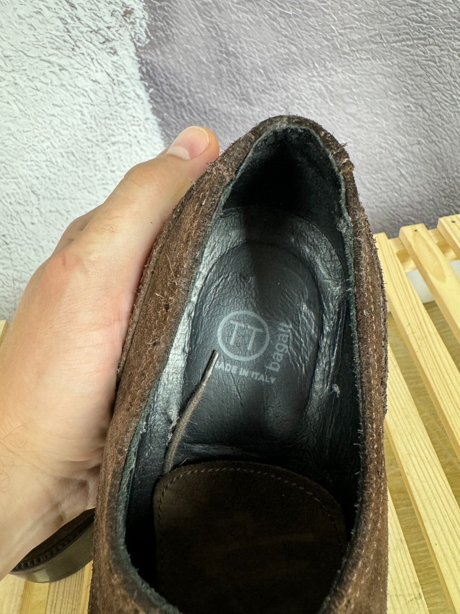 TT Bagatt made in Italy classic suede leather brown shoes | eBay display picture 2