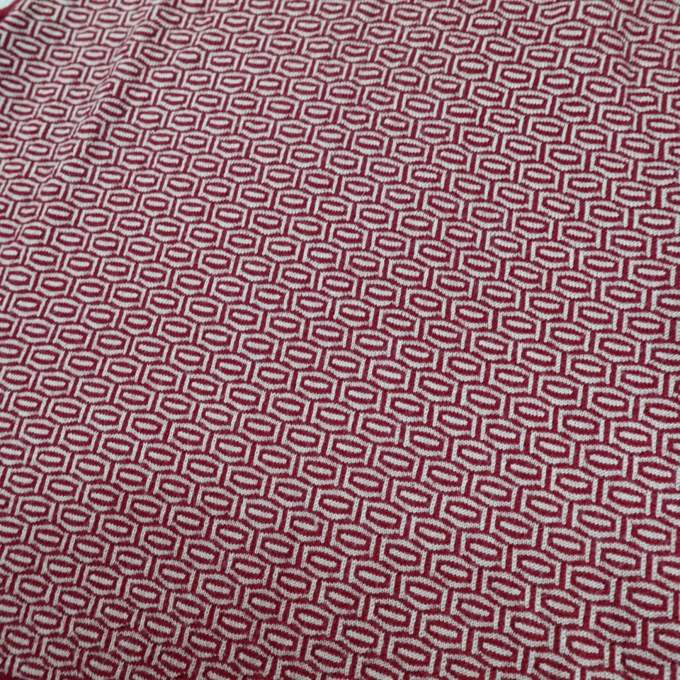 Jones New York Vest Womens Large Red Striped Pullover Merino Preppy Academia - Image 3 of 4