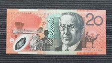 AUSTRALIA $20 2007 LAST PREFIX Polymer Banknote JC07 345864