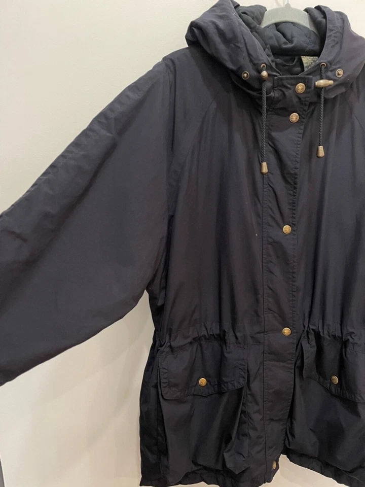 Chaqueta Parka Otoño Vintage Timberland Weathergear Mujer Gran Tamaño Con Capucha M Foto 2 de 4