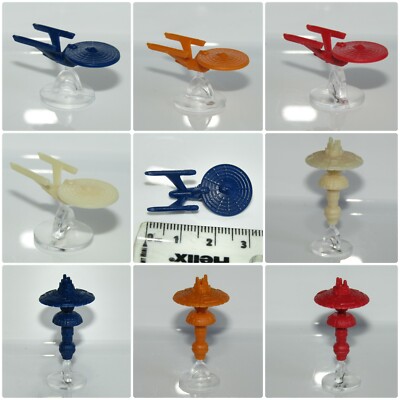 Star Trek Tabletop Enterprise Miniatur 35mm Federation Raumschiffe Sternenbasen