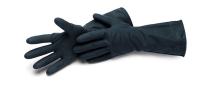 Handschuhe Allzweckhandschuhe Haushaltshandschuhe L 9'' schwarz nitrobeständig