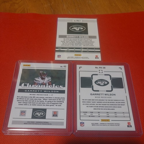 2022 Panini Chronicles Football - PHOTOGENIC Garrett Wilson LUMINACE bronze - Picture 2 of 4
