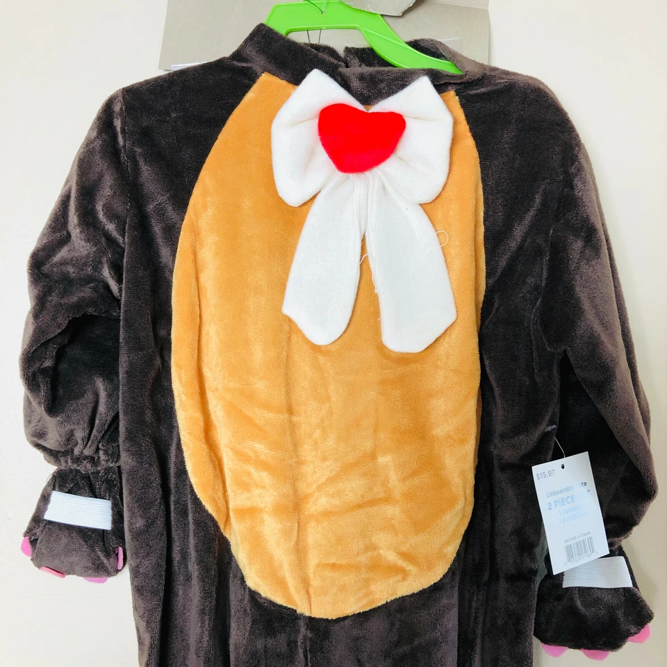 Bebé Bebé Niños Niñas Insoportablemente Lindo Oso de Peluche Traje Disfraz Talla 6 - 12 Meses Foto 3 de 4