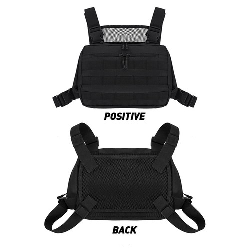 Tactical Recon Kit Bag Chest Bag Molle Combat Pouch Tactical Combat Adjustable - Picture 10 of 10