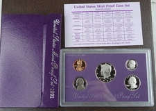 1991-S US Mint Proof Set 5 Coin Set OGP COA Original Government Packaging