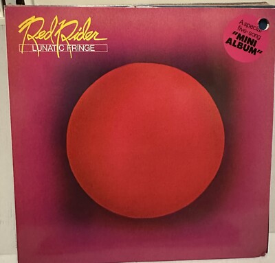 Ungespielt! Red Rider - Lunatic Fringe * Promolochung * Waschzettel * Erstausga