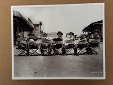 RARE collectable magnificent seven 7 photo directors chair picture print mounted