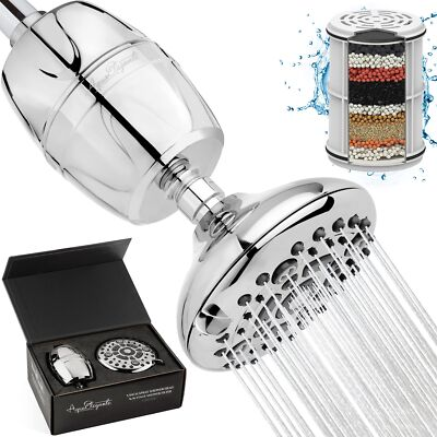 #ad High Pressure Shower Head amp; Filter Aqua Elegante Chrome 1.8 GPM $44.95