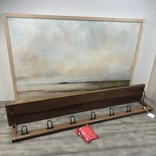 Rejuvenation Eldridge Unit Shelf W/Hooks Walnut Oil-Rubbed Bronze 44  NIB