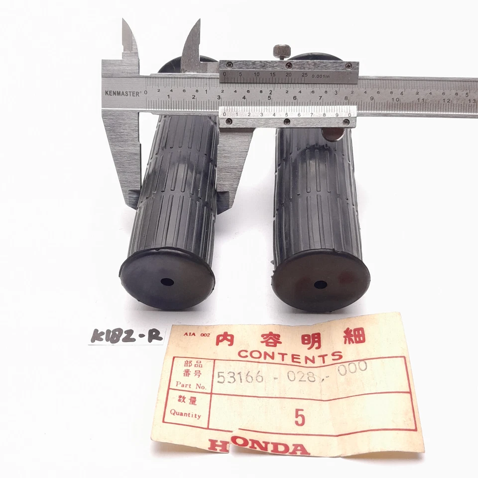 Rubber Grips For Honda S90 S110 CT90 CB100 CB125 CL90 CL100 CL125 CA160 CA175 - Изображение 3 из 4