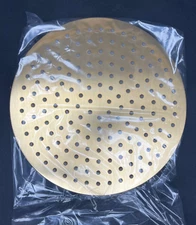 Phylrich 3-338/004 12" Round Shower Head, Satin Brass