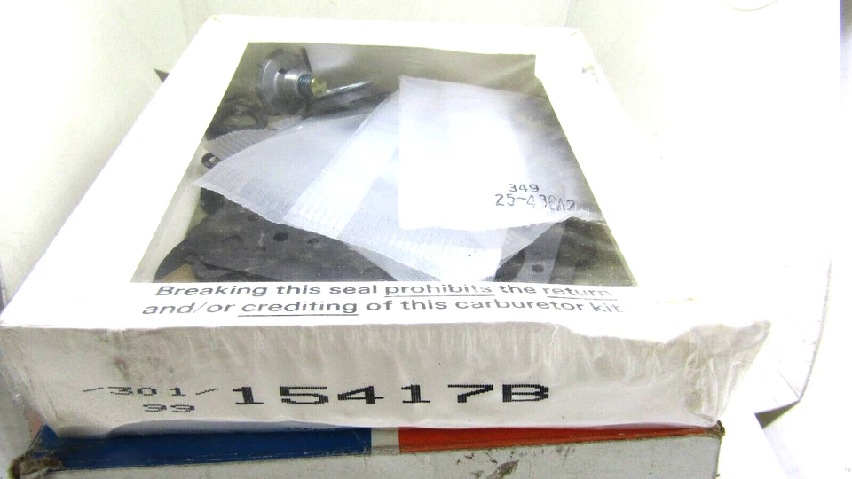 Walker Products 15417B карбюратор настраиваемый восстановленный ремонтный комплект - Изображение 4 из 4