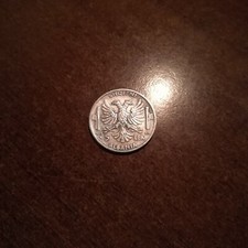 VITTORIO EMANUELE III - 5 Lek Albania 1939 Argento ROMA XVII - A_115.