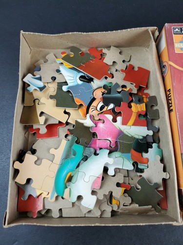 Vintage Disney Golden 100 Pcs Puzzle Hollywood Mickey Minnie On Stage Complete - Picture 7 of 7