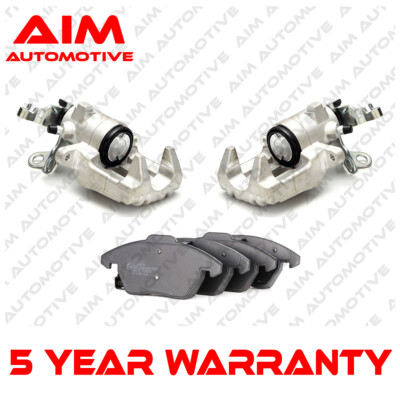 Brake Calipers + Pads Rear Aim Fits VW Golf 2009-2013 1.6 TDi Brand New