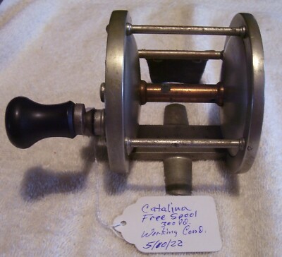 catalina free spool fishing reel RARE VINTAGE CATALINA 300 FREE SPOOL REEL 5/7/22 GOOD CLICKER WORKING