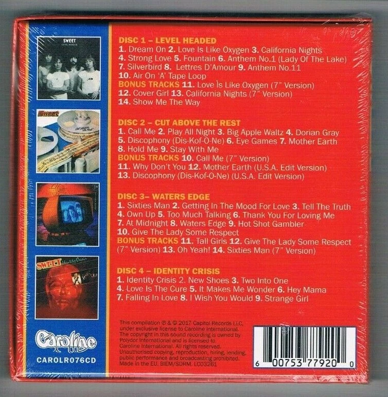 Sweet - The Polydor Albums 1978 - 1982, 4er CD Box-Set / CD Neuware - Bild 2 von 2