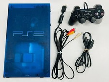 Sony PlayStation 2 PS2 SCPH-37000 Ocean Blue Console w/Controller Near Mint