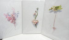12 x 16 Canvas Flower Pictures set of 3 With Wood Frame  Mounting Screws