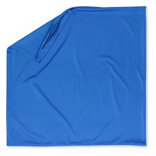 20" x 20" Cover Throw Pillowcases - 85/15 Nylon/Spandex Silky Yeal Blue