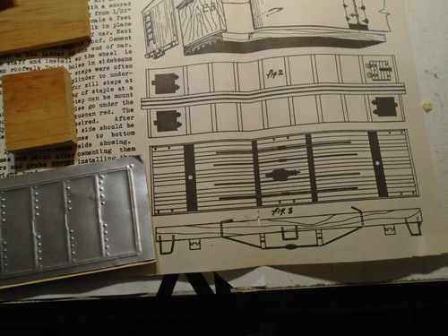 RED BALL HO SCALE STEEL BOXCAR KIT NO. K-197, UNASSEMBLED, ORIGINAL BOX    168-5 - Picture 4 of 9