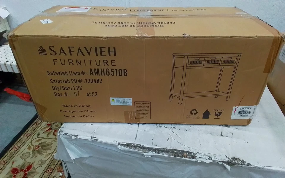 Safavieh AUTUMN 3 DRW CONSOLE, Reduced Price 2172752814 AMH6510B Foto 4 de 4