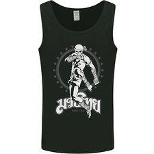 Muay Thai Skeleton MMA Mixed Martial Arts Mens Vest Tank Top