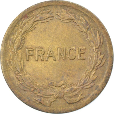 [#744332] Monnaie, France, France Libre, 2 Francs, 1944, Philadelphie, TTB, Lait - Photo 1/2