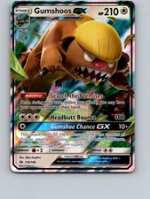 Gumshoos GX 110/149 Holo Ultra Rare SM Base Set Pokemon Near Mint