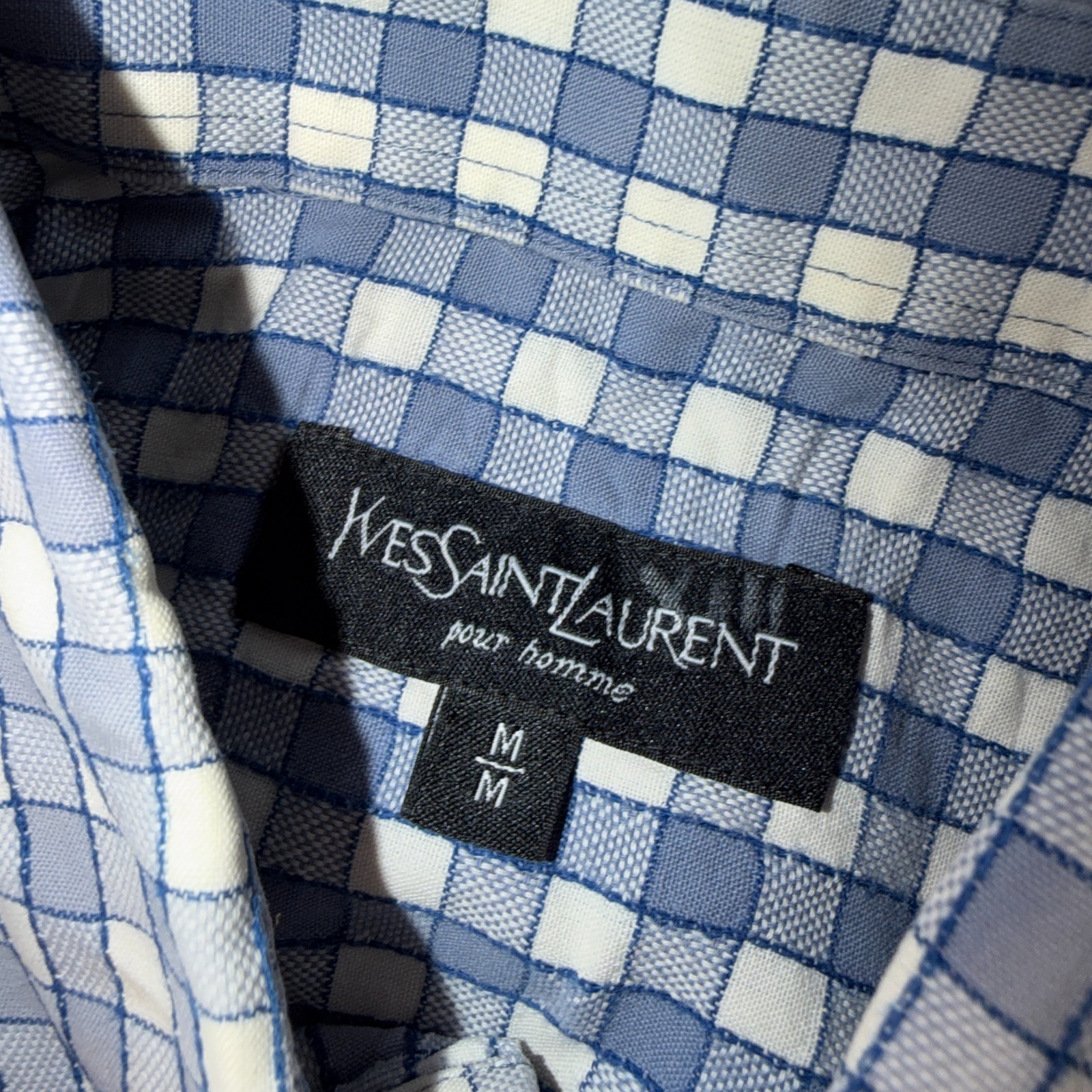 Yves Saint Laurent Pour Homme YSL Shirt Mens M Lo… - image 9