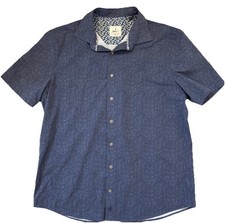 johnnie-O Avin Jersey Button Up Shirt Lake Size Large 'Hangin' Out'