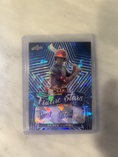 2021 Leaf Metal Draft Derek Curiel Blue Crystal Ice Auto /15 RC LSU FS-DC1