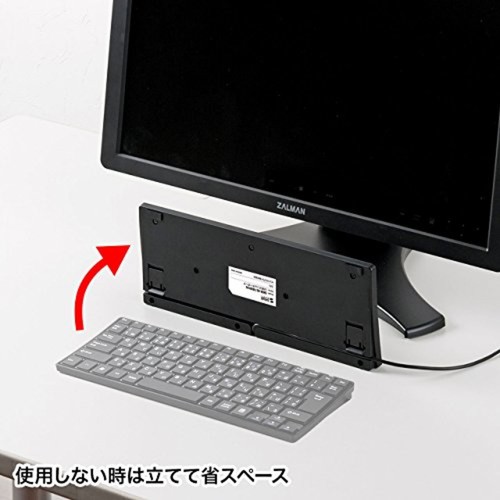 SANWA SUPPLY USB Slim Keyboard Black SKB-SL18BK Free Ship w/Tracking# New Japan - Picture 7 of 10