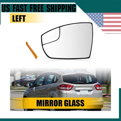For 2013-2016 Ford Escape / 13-18 C-Max Hybrid Mirror Glass Non-Heated Left Side