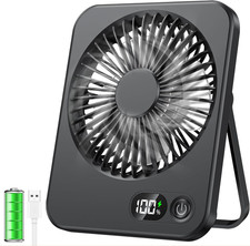 Ventilatore Da Tavolo 2500Mah Batteria Ventilatore Portatile USB Ricaricabile Mi