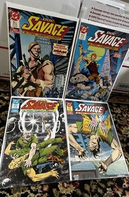 Doc Savage #1-4 Complete Series by O'Neil Kubert & Kubert 1987 1988 DC Comics NM