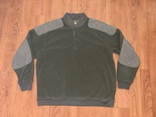 Cabelas Heavyweight windproof pullover with reinforced elbow and shoulder pads