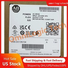 Allen-Bradley PowerFlex 525 AB 25B-D013N104 AC Drive 25BD013N104 US Free Tax om