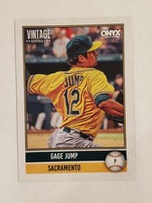 GAGE JUMP 2026 Onyx Vintage BASE CARD #OVGAJU Athletics