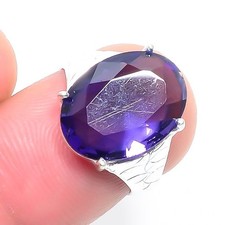 Purple Amethyst Gemstone Handmade 925 Sterling Silver All Size Ring For Gift