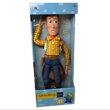 2019 Disney Parks Pixar Toy Story Land Pull String Talking Woody Toy Doll w/Box