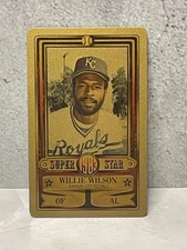 1983 Perma-Graphics Super Star Gold Credit Card - WILLIE WILSON