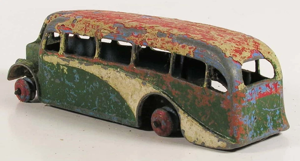 LUXURY COACH BUS 29 281 DINKY TOYS MECCANO VINTAGE ENGLAND HALF CAB AWU - Image 2 of 4