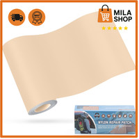 Nylon Reparatur Patches Selbstklebend 10X160Cm Beige Zelt Daunenjacke